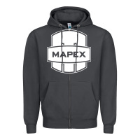 Smoke Mapex Drum Zipper Hoodie - linhVisuals