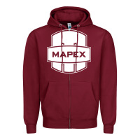 Burgundy Mapex Drum Zipper Hoodie - linhVisuals