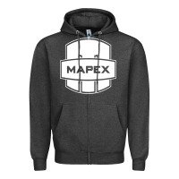 Charcoal Heather Mapex Drum Zipper Hoodie - linhVisuals