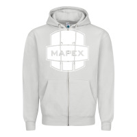 Dove Grey Mapex Drum Zipper Hoodie - linhVisuals