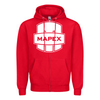 Red Mapex Drum Zipper Hoodie - linhVisuals