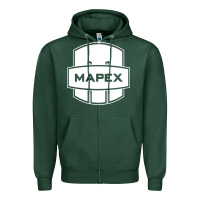 Sports Green Mapex Drum Zipper Hoodie - linhVisuals