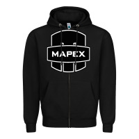Black Mapex Drums Zipper Hoodie - linhVisuals