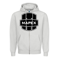 Dove Grey Mapex Drums Zipper Hoodie - linhVisuals