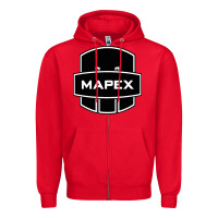 Red Mapex Drums Zipper Hoodie - linhVisuals