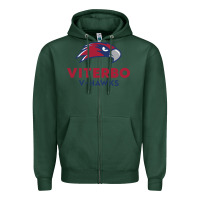 Sports Green v-h4wks, viterbo, education Zipper Hoodie - linhVisuals
