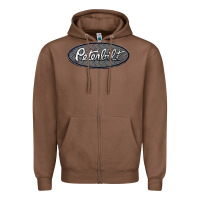 Chestnut Peterbilt Trucks Zipper Hoodie - linhVisuals