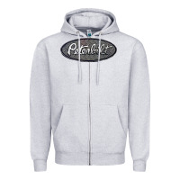 Heather Grey Peterbilt Trucks Zipper Hoodie - linhVisuals