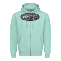 Seafoam Peterbilt Trucks Zipper Hoodie - linhVisuals