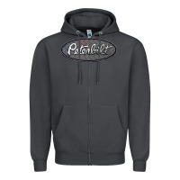 Smoke Peterbilt Trucks Zipper Hoodie - linhVisuals