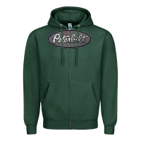 Sports Green Peterbilt Trucks Zipper Hoodie - linhVisuals