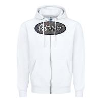 White Peterbilt Trucks Zipper Hoodie - linhVisuals
