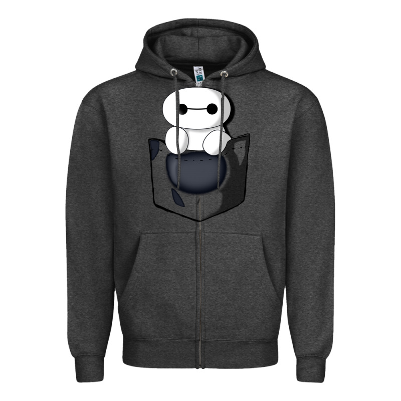 Baymax In Pocket [tb] Zipper Hoodie by linhVisuals | Teevron