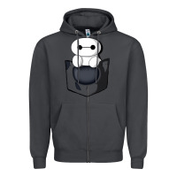 Smoke baymax in pocket [tb] Zipper Hoodie - linhVisuals
