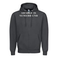 Smoke arnold is numero uno Zipper Hoodie - linhVisuals