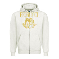 Oatmeal Heather fiorucci Zipper Hoodie - linhVisuals