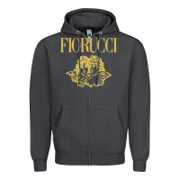 Smoke fiorucci Zipper Hoodie - linhVisuals