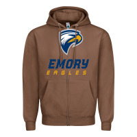 Chestnut emory eagles Zipper Hoodie - linhVisuals