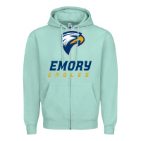 Seafoam emory eagles Zipper Hoodie - linhVisuals