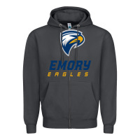 Smoke emory eagles Zipper Hoodie - linhVisuals