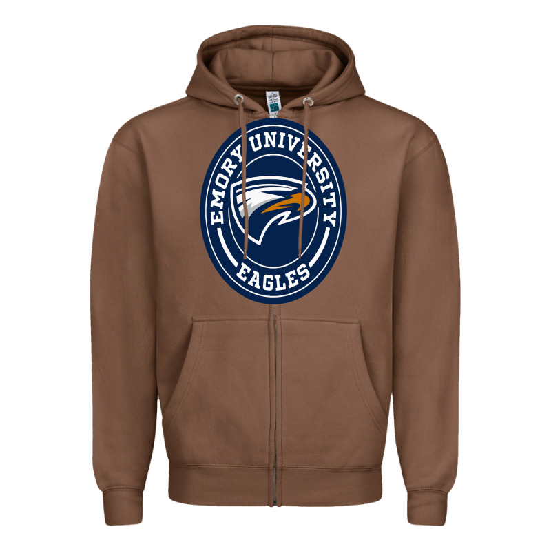 Emory Eagles Zipper Hoodie by linhVisuals | Teevron