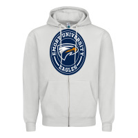 Dove Grey emory eagles Zipper Hoodie - linhVisuals