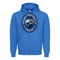 True Royal emory eagles Zipper Hoodie - linhVisuals