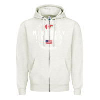 Oatmeal Heather proud member of small fringe minority with unacceptable view t shirt Zipper Hoodie - linhVisuals