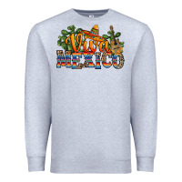 Heather Grey viva mexico Premium Sweatshirt - RanaPortraitStore