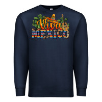 Navy viva mexico Premium Sweatshirt - RanaPortraitStore