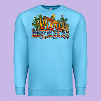 Viva Mexico Premium Sweatshirt Designed By Ranaportraitstore