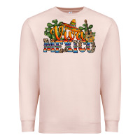 Pale Pink viva mexico Premium Sweatshirt - RanaPortraitStore