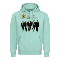 Seafoam Celtic Thunder Zipper Hoodie - linhVisuals