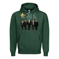 Sports Green Celtic Thunder Zipper Hoodie - linhVisuals