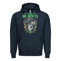 Navy dropkick murphy's Zipper Hoodie - linhVisuals