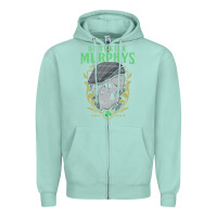 Seafoam dropkick murphy's Zipper Hoodie - linhVisuals