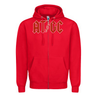 Red atgc funny science Zipper Hoodie - linhVisuals