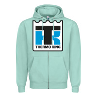 Seafoam thermo king Zipper Hoodie - linhVisuals