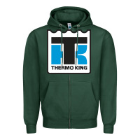 Sports Green thermo king Zipper Hoodie - linhVisuals