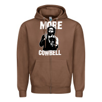 Chestnut more cowbell Zipper Hoodie - linhVisuals