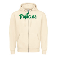 Sandshell tropicana Zipper Hoodie - linhVisuals