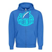 True Royal fins up ocean Zipper Hoodie - linhVisuals