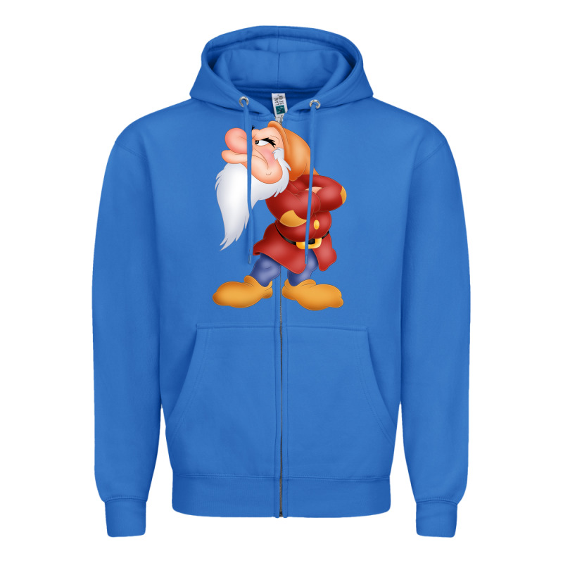 Grumpy Dopey Dwarf Zipper Hoodie by linhVisuals | Teevron