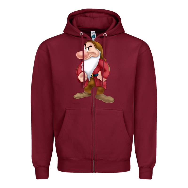 Grumpy Dopey Dwarf Zipper Hoodie by linhVisuals | Teevron