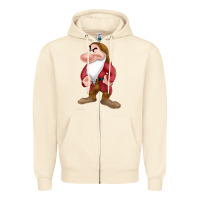 Sandshell grumpy dopey dwarf Zipper Hoodie - linhVisuals