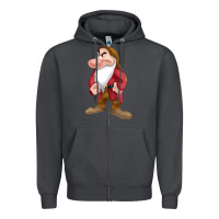Smoke grumpy dopey dwarf Zipper Hoodie - linhVisuals