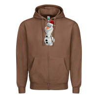 Chestnut olaf Zipper Hoodie - linhVisuals