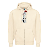 Sandshell olaf Zipper Hoodie - linhVisuals