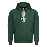 Sports Green olaf Zipper Hoodie - linhVisuals
