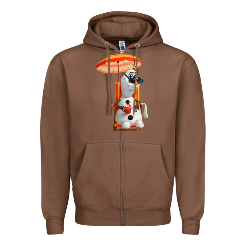 Olaf Zipper Hoodie by linhVisuals | Teevron